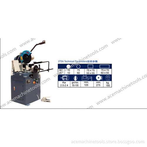 Semi-Auto Air-Operated Metal Disk Saw Machine (Asian Type) (DS 275)